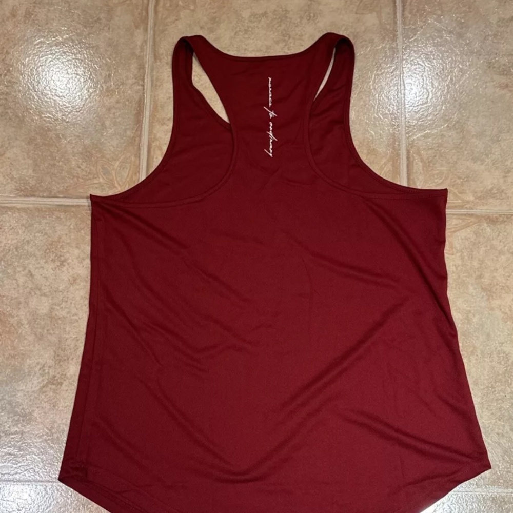 Jed North Workout Tank Top - Maroon - Picture 4 of 4